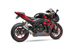 Yoshimura GSX-R1000 17-25 AT2 Stainless Slip-On Exhaust, w/ Stainless Muffler