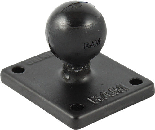 RAM Mounts RAM-B-347U 2"X1.7" Base with 1" Ball Includes Amps Hole Pattern