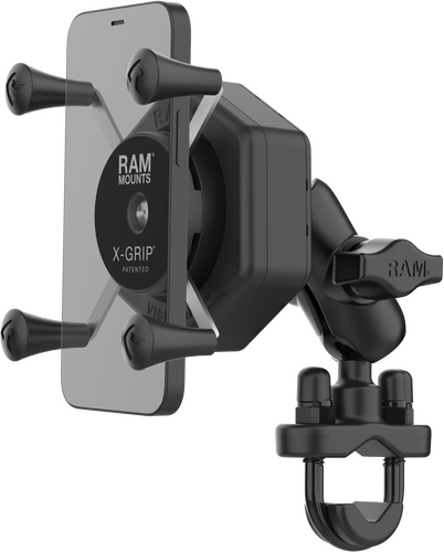 RAM Mounts RAM-B-149Z-UN7-462 X-Grip Vibe-Safe Phone Mount with U-Bolt Base Medium