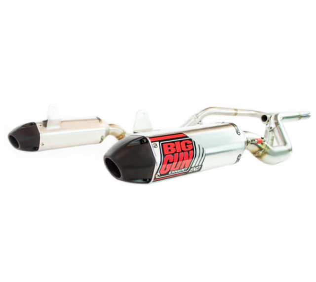 13-3663 Big Gun 06-14 Yamaha Raptor 700 EXO Aluminum Dual Full Syst Exhaust