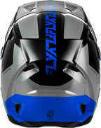 FLY Racing Kinetic Crest Helmet (2026) - Grey / Black / Blue - View 6