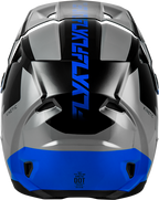 FLY Racing Kinetic Crest Helmet (2026) - Grey / Black / Blue - View 22