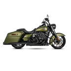 Vance & Hines 17-23 Harley Touring Models Blackbird 450 Slip-Ons - Black Contrast Finish End Caps