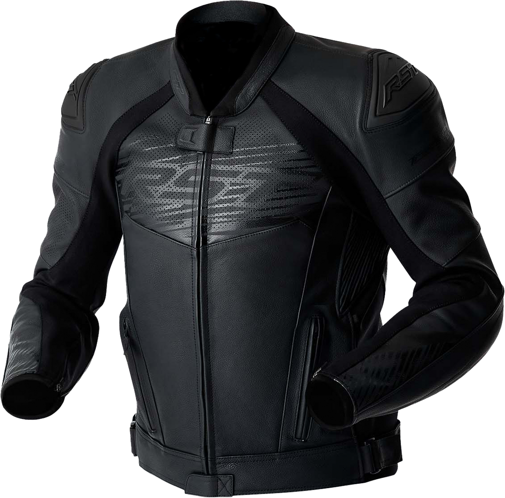 RST Tractech Evo 5 CE Men's Leather Jacket - Black - View 1