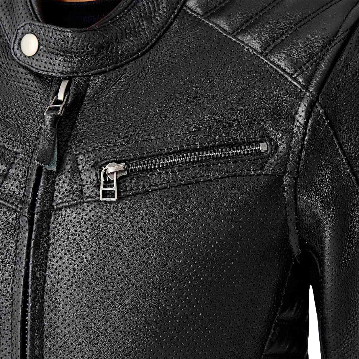 RST Roadster Air CE Women's Leather Jacket - Black - View 4