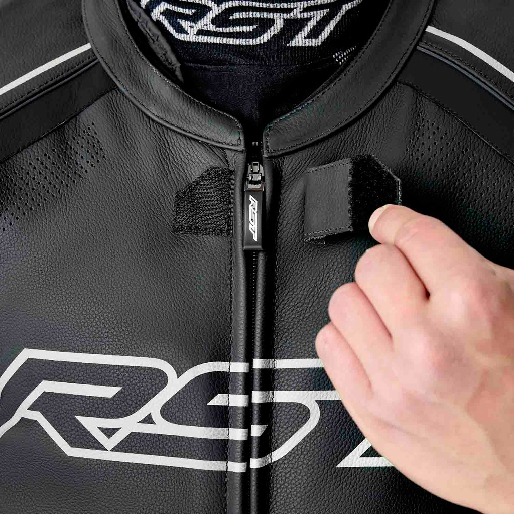 RST S1 D3O Leather Suit - Black / White - View 16