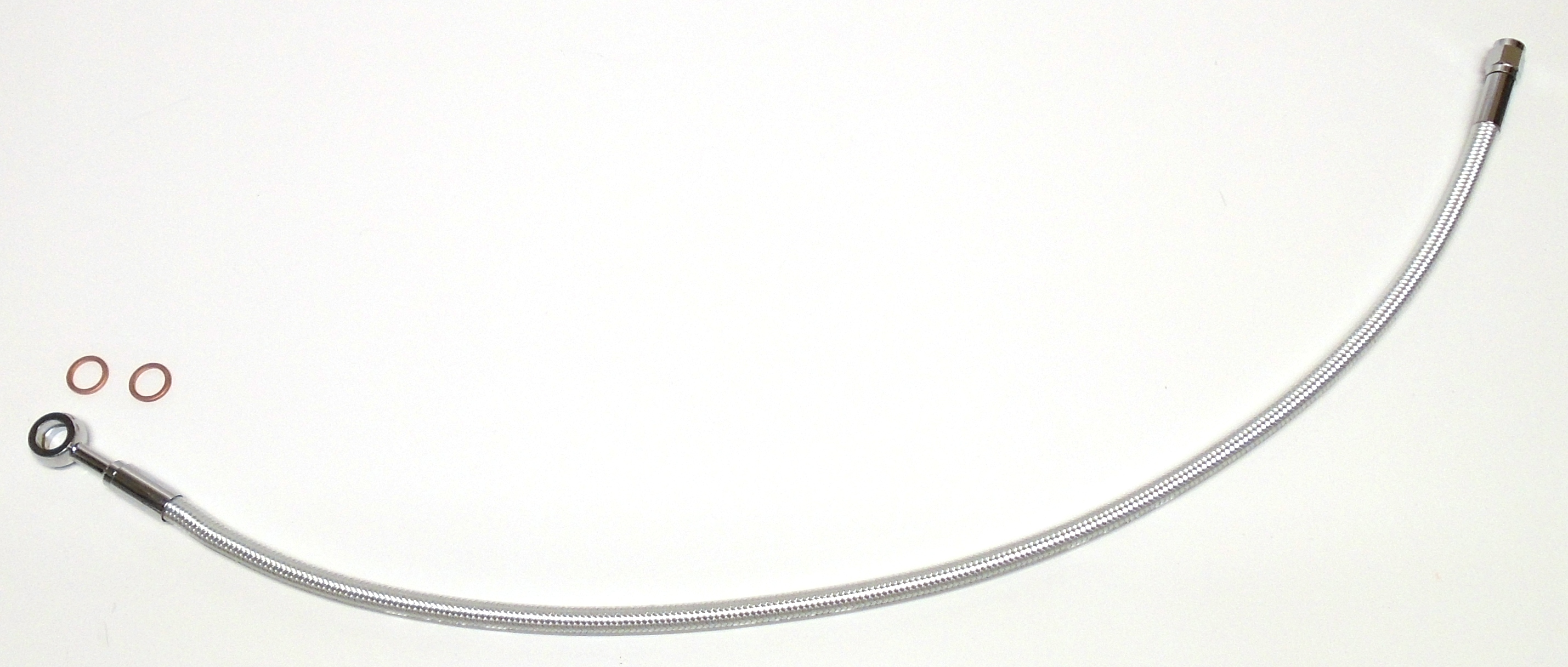 MAGNUM SHIELDING Alternate Length Designer Series ABS-Specific Front Brake Line Kit