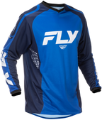 FLY Racing F-16 Jersey (2026) - Blue / Dark Blue / White - View 11