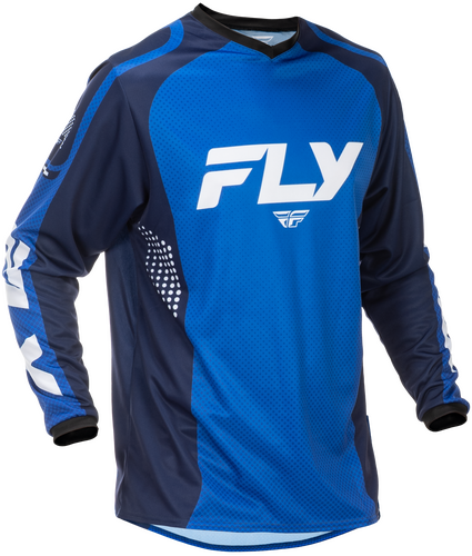 FLY Racing F-16 Jersey (2026) - Blue / Dark Blue / White - View 11