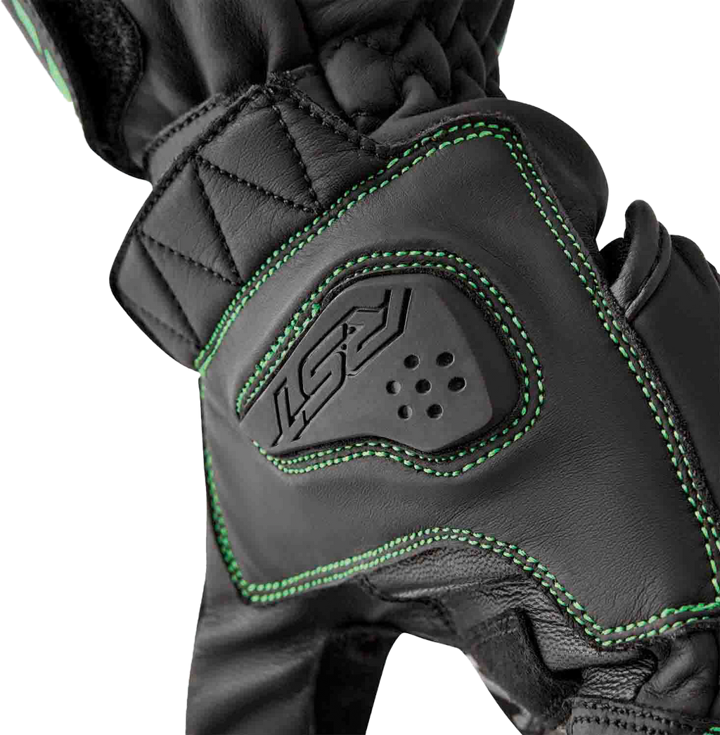 RST S-1 Gloves - Black / Fluorescent Green - View 30