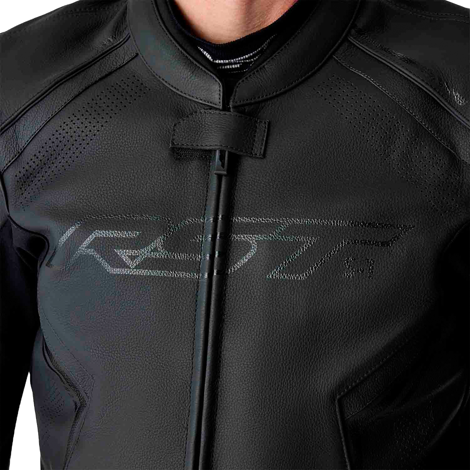 RST S-1 CE Men's Leather Jacket - Black - View 26