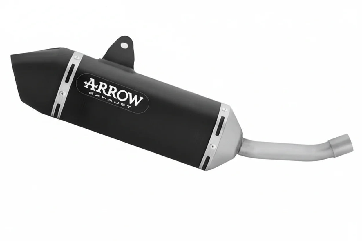 Arrow Fantic Xef 125 E5+ 2025 Icon Aluminium Dark Exhaust - 72665akn