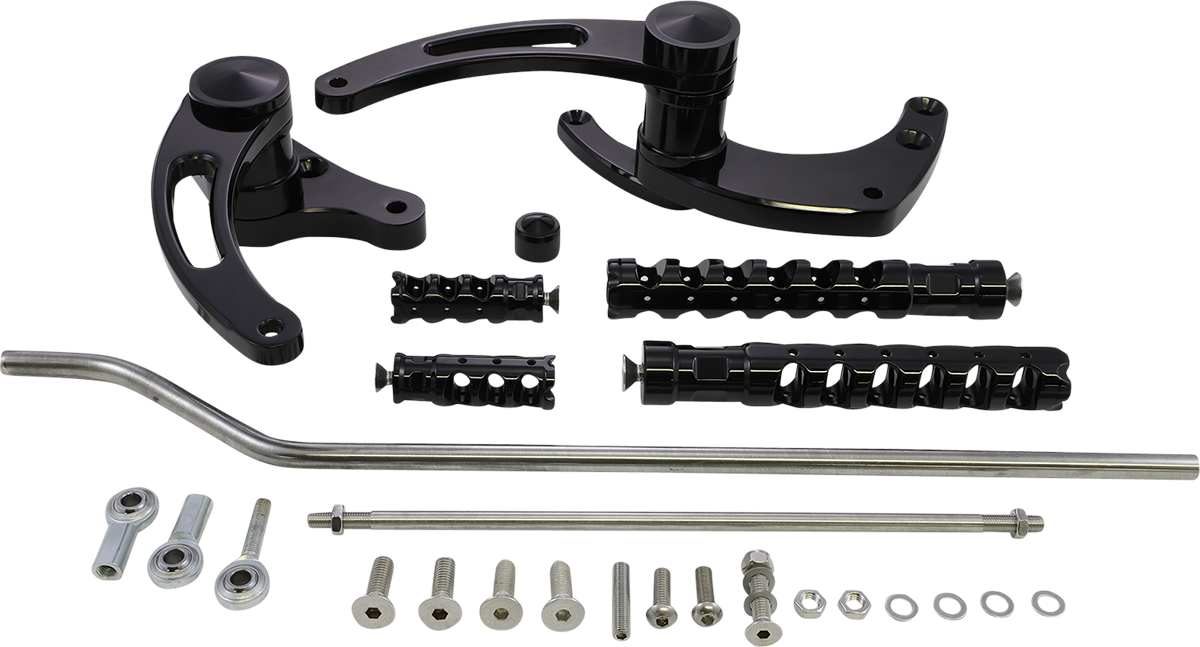 ACCUTRONIX Forward Control - Black / Slotted 1622-0570