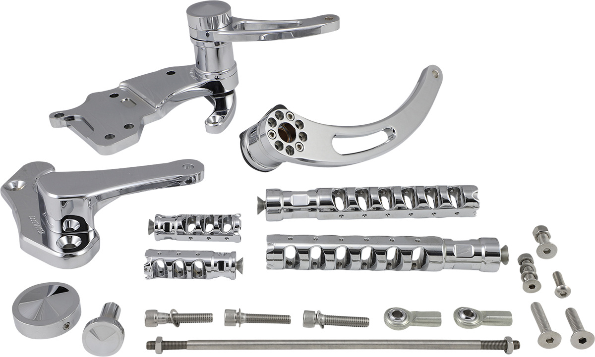 ACCUTRONIX Forward Control - Chrome / Slotted 1622-0559