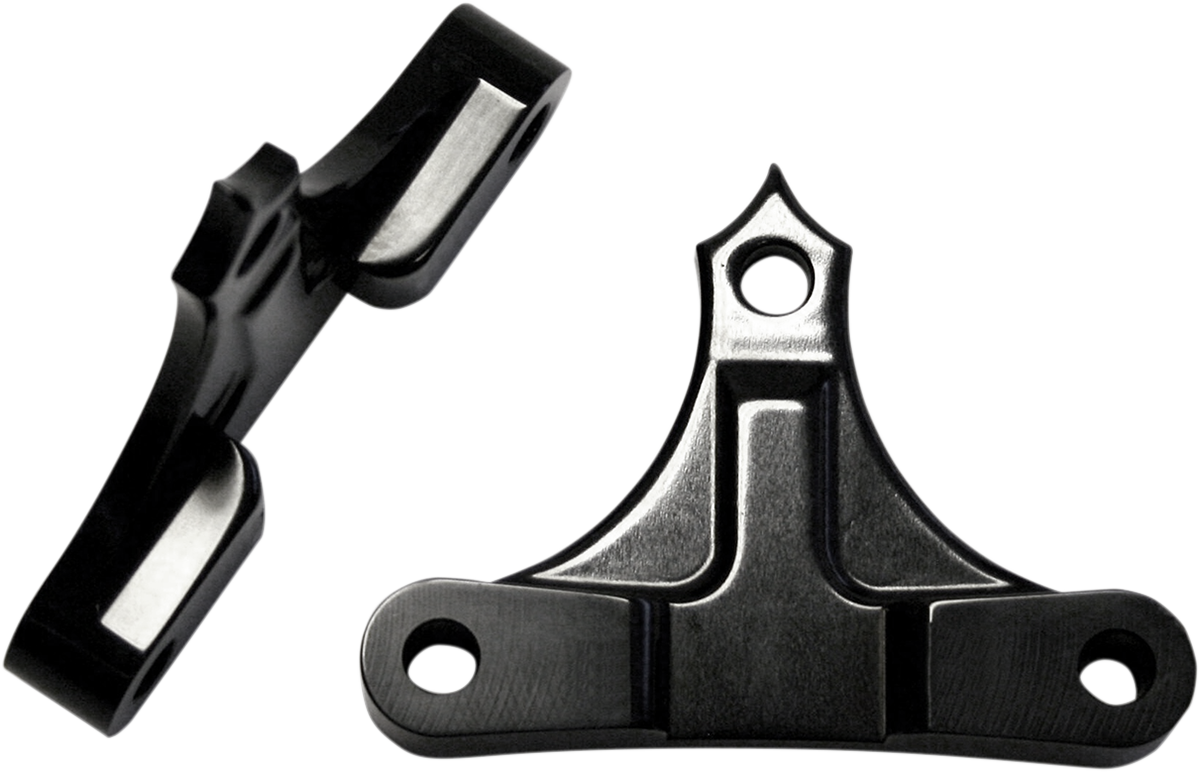 ACCUTRONIX Hot Legs/Bagger Legs Fender Spacers - Black / 0.625" Spacer / For 6" Width Fender 1410-0117