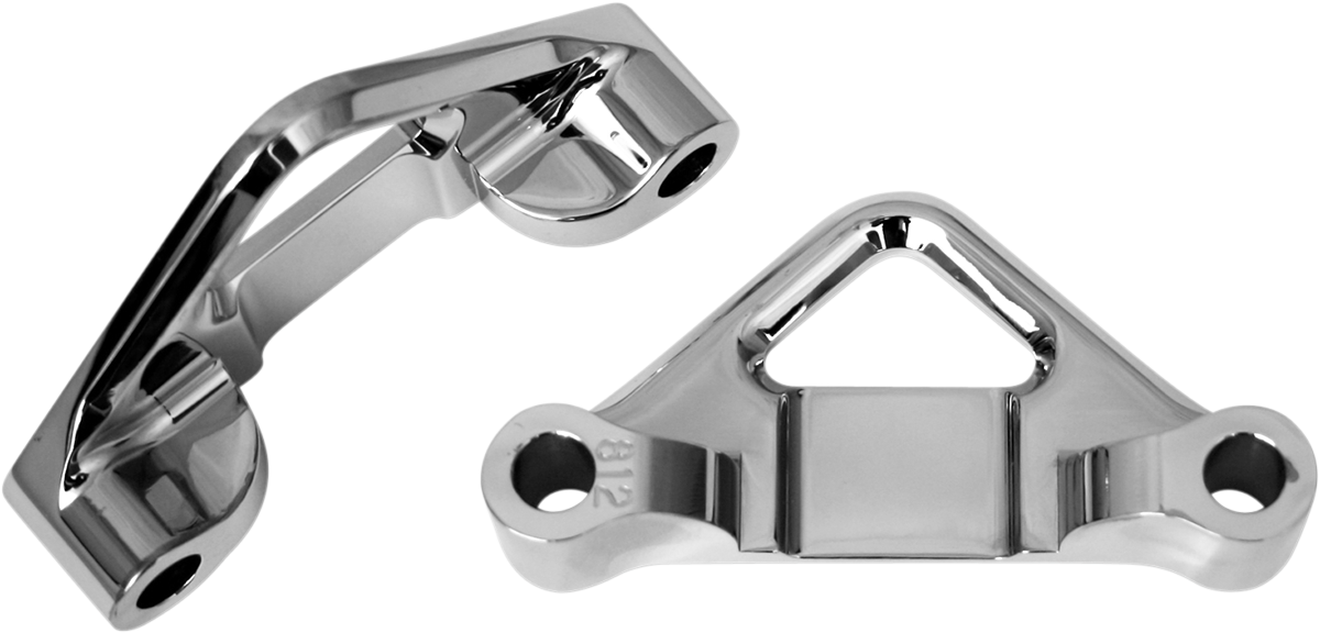 ACCUTRONIX Hot Legs/Bagger Legs Fender Spacers - Chrome / 0.8125" Spacer / For 6-3/8" Width Fender 1410-0063