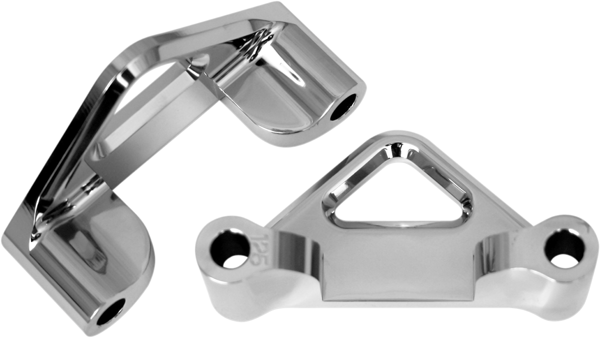 ACCUTRONIX Hot Legs/Bagger Legs Fender Spacers - Chrome / 1.25" Spacer / For 5-1/2" Width Fender 1410-0061