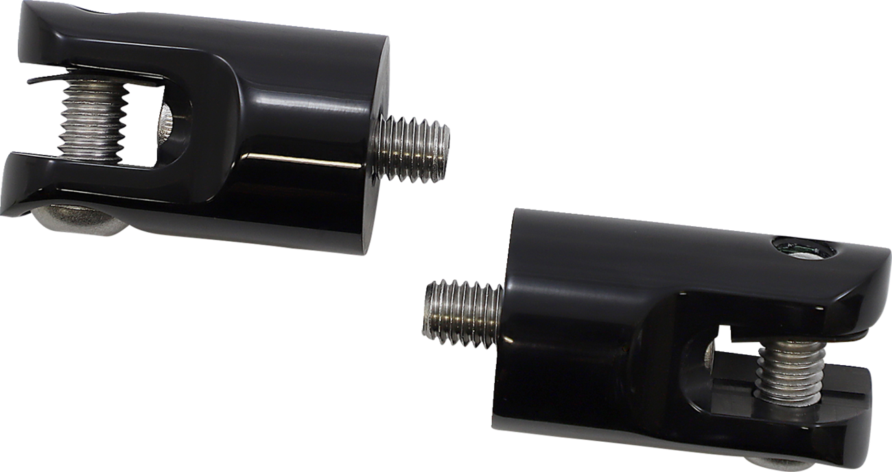 ACCUTRONIX Rear Foot Peg Mounts - Black / 3/8"-16 1620-1241