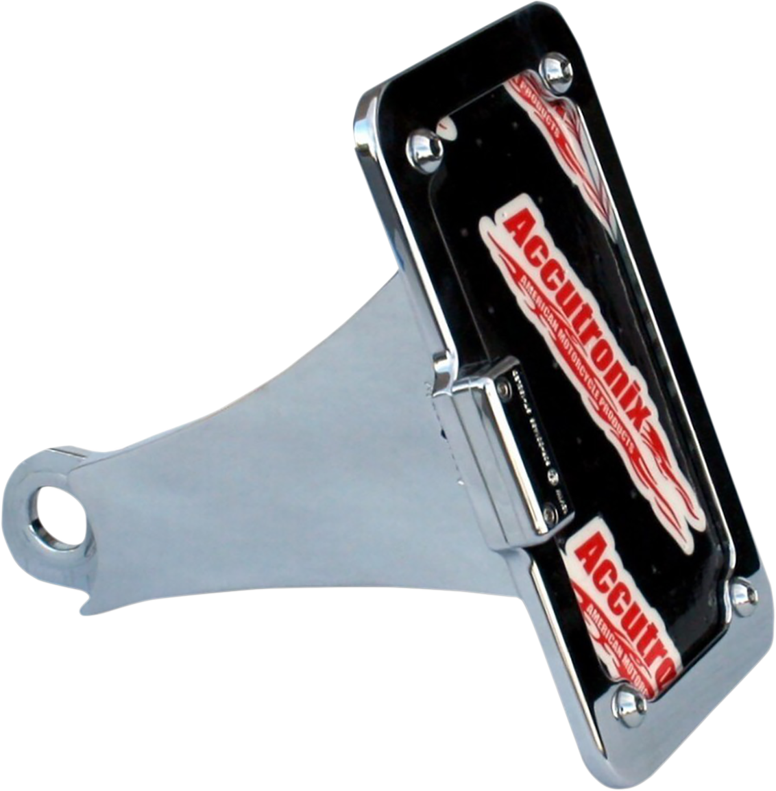 ACCUTRONIX Side Mount License Plate Assembly - Chrome 2030-1504