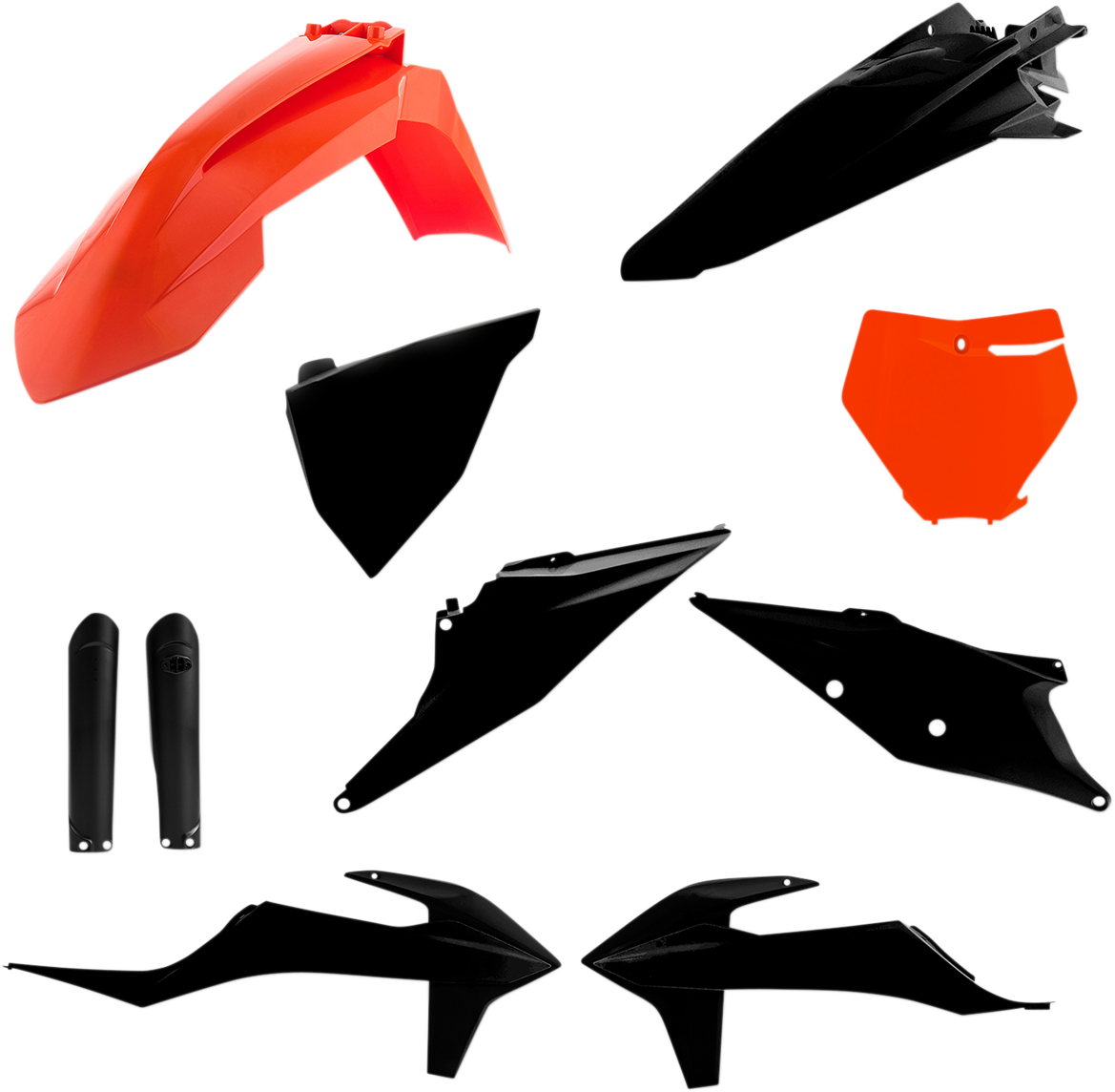 ACERBIS Full Body Kit - '16 OEM Orange/Black / KTM / SX/XC '19-'22 1403-2758
