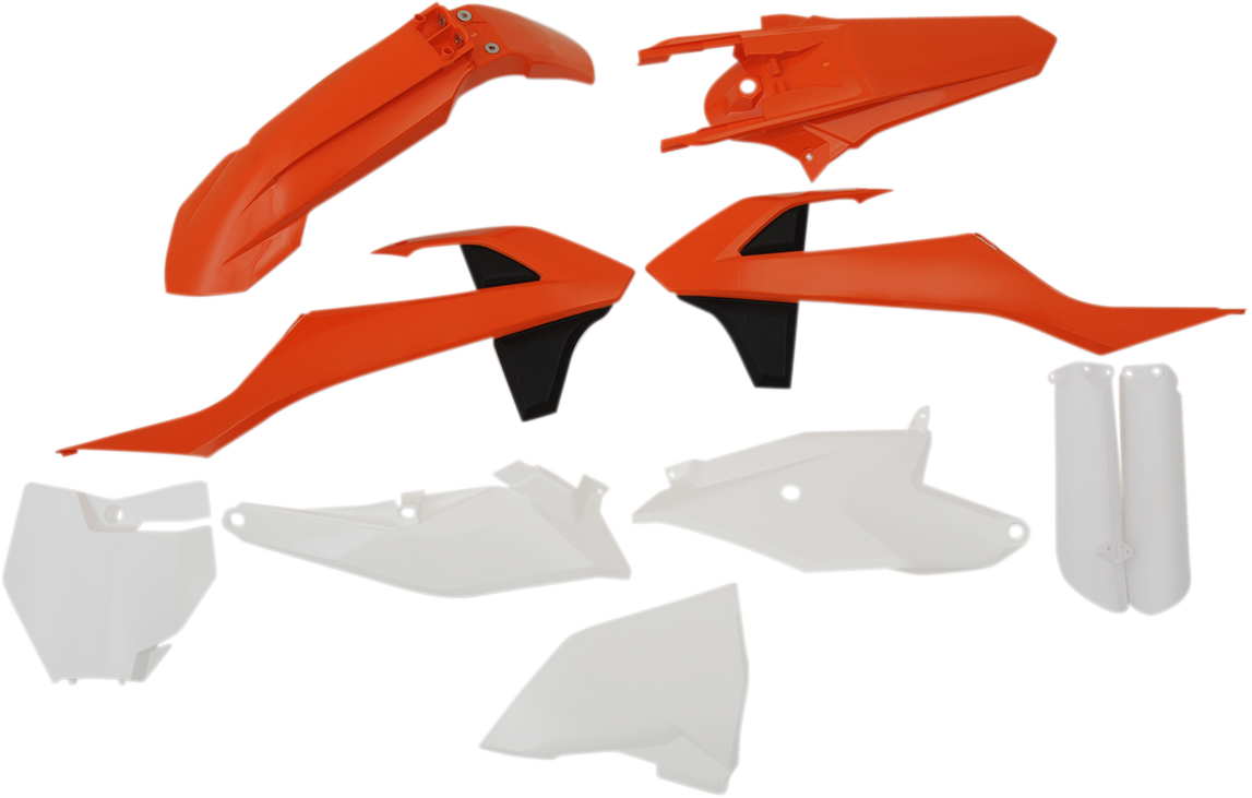 ACERBIS Full Body Kit - '18 OEM Orange/White/Black / Gas Gas | KTM / SX/MC '18-'24 1403-2497
