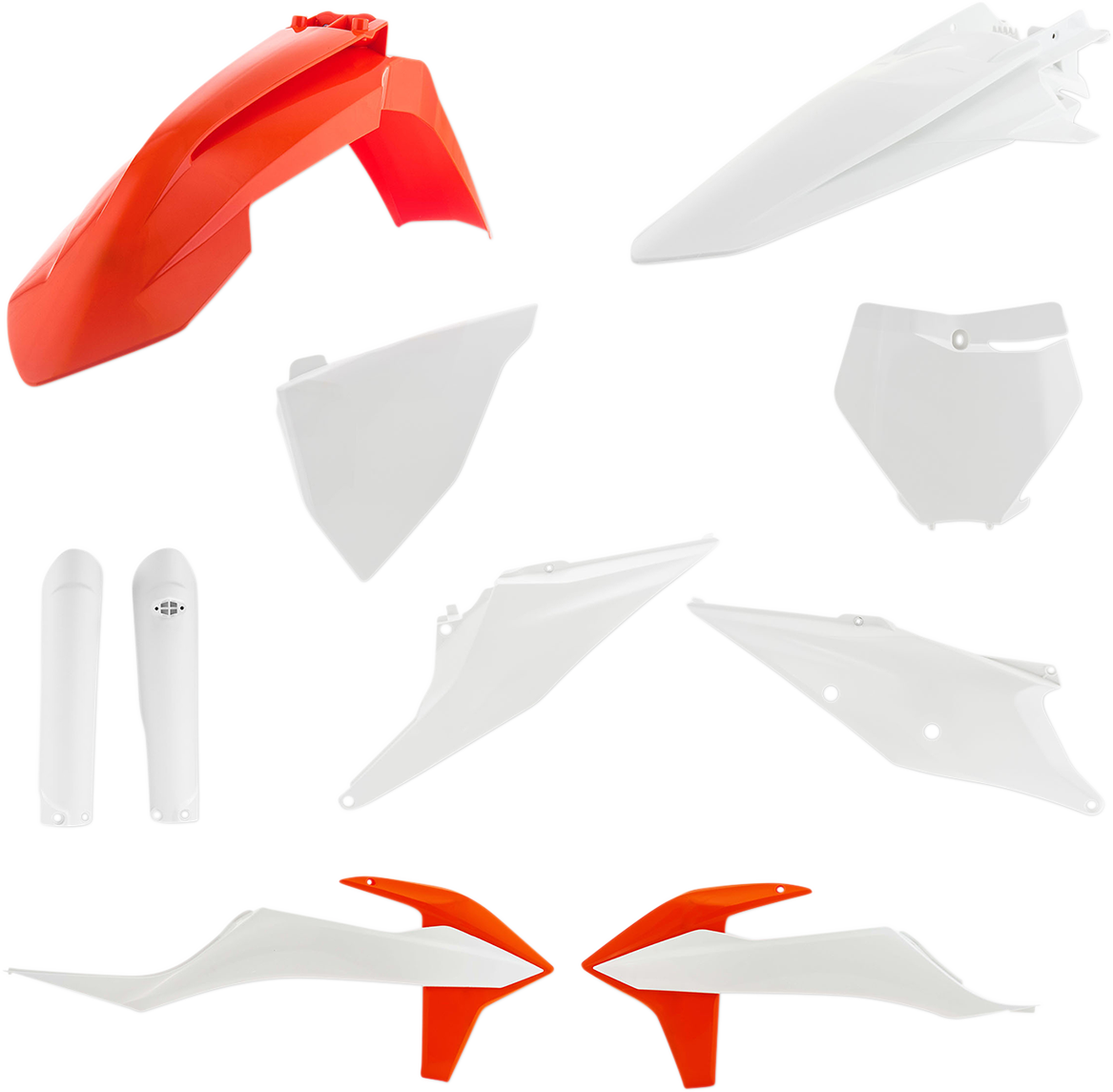 ACERBIS Full Body Kit - '19 OEM Orange/White / KTM / SX/XC '19-'22 1403-2759