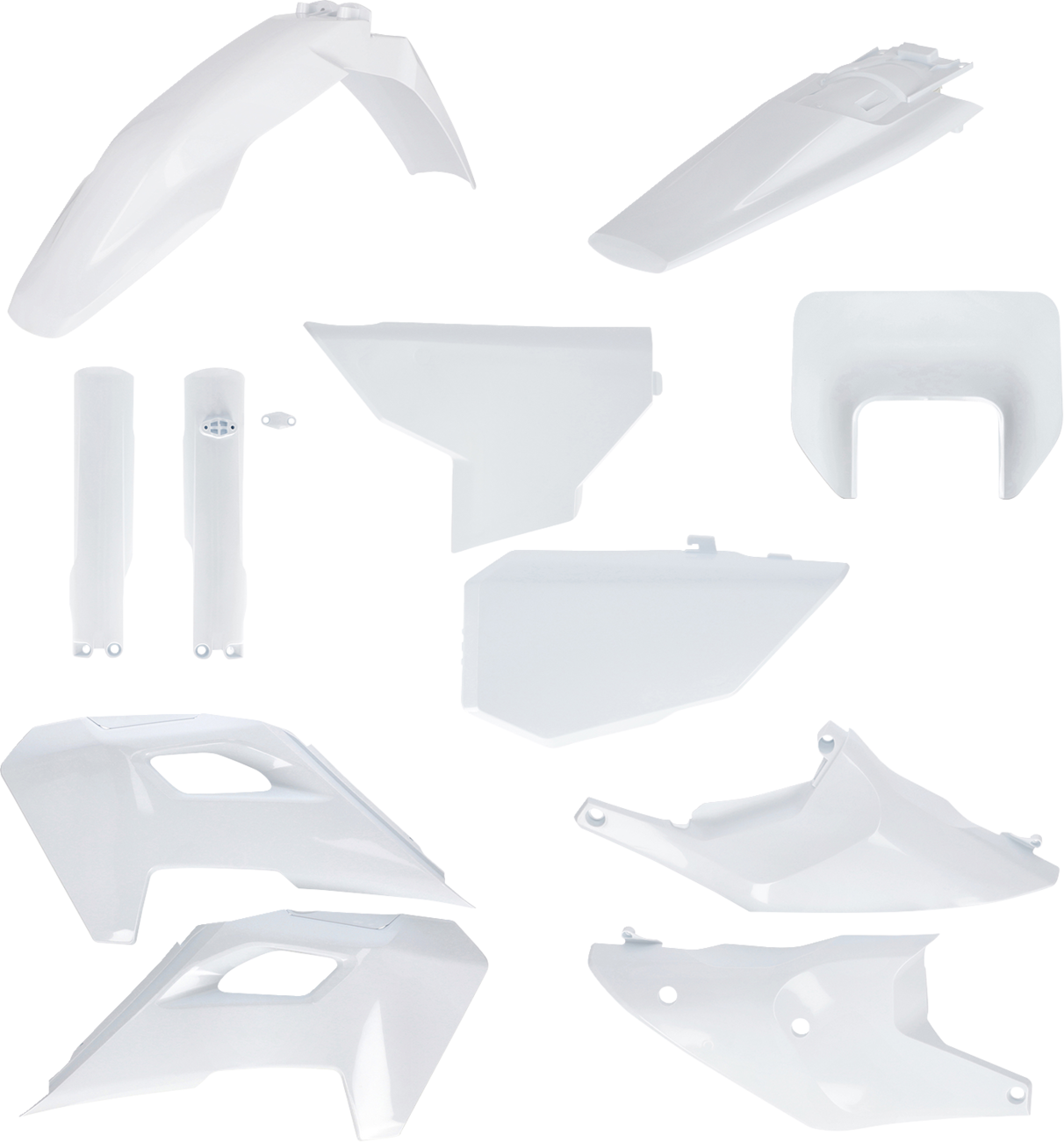 ACERBIS Full Body Kit - '20 OEM White / Husqvarna / FE/TE '24-'25 1403-4422