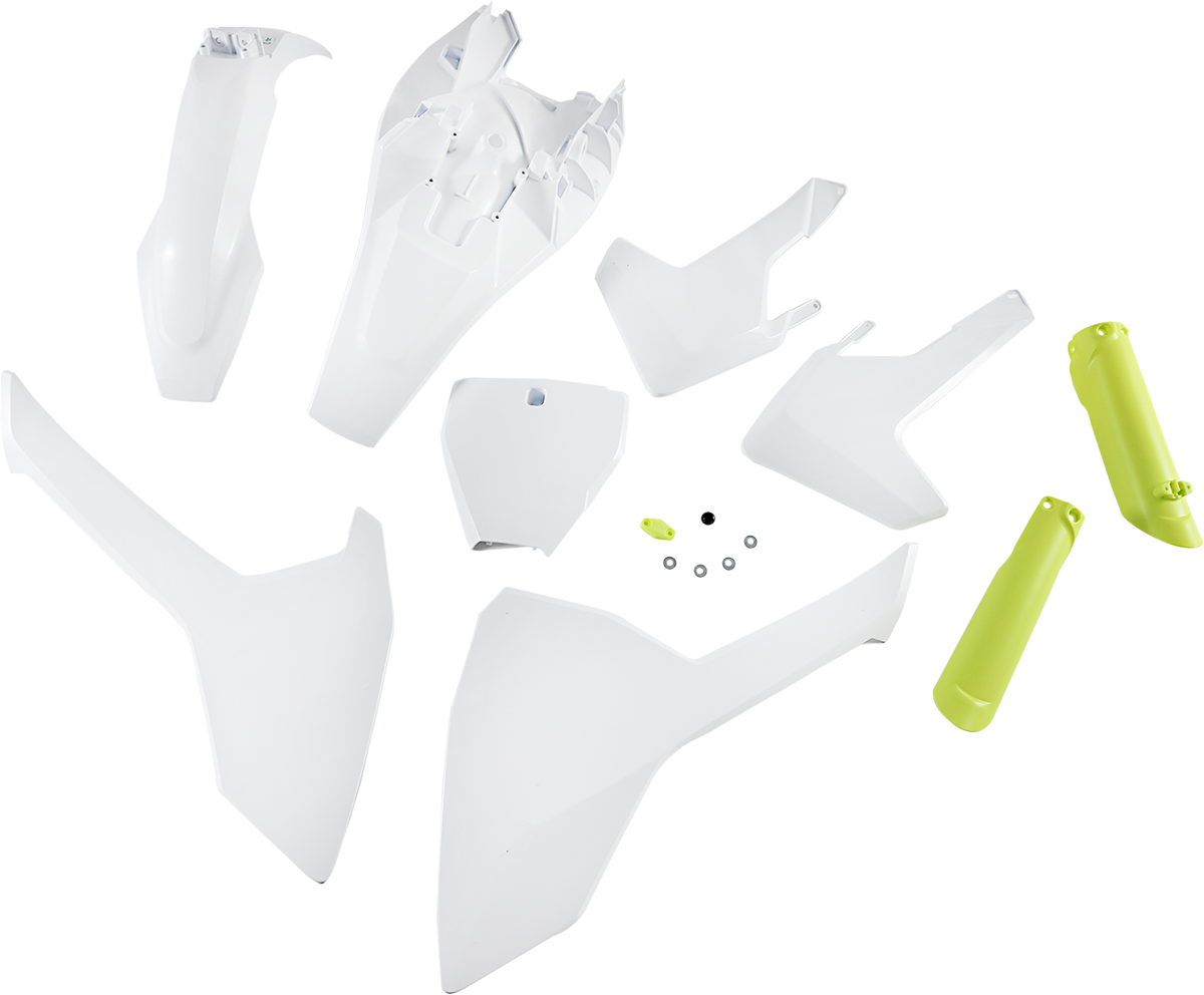 ACERBIS Full Body Kit - '20 OEM White/Yellow / Husqvarna / TC '18-'24 1403-3120