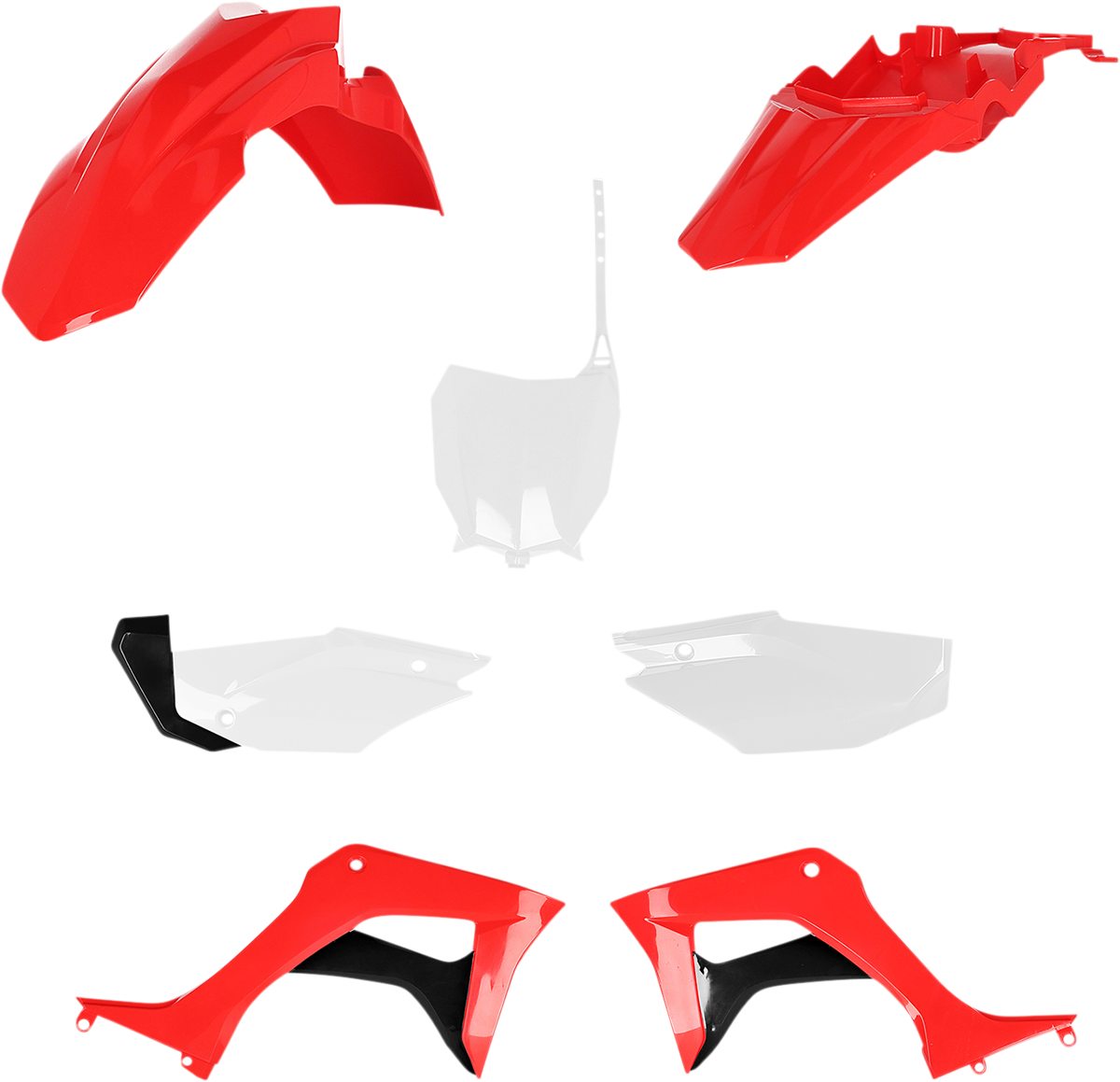 ACERBIS Full Body Kit - '21-'24 OEM Red/White/Black / Honda / CRF '19-'25 1403-3334