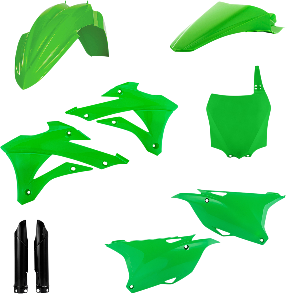 ACERBIS Full Body Kit - '21 OEM Green/Black / Kawasaki / KX '14-'21 1403-3360