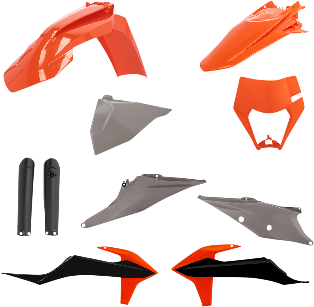 ACERBIS Full Body Kit - '21 OEM Orange/Black/Gray / KTM / EX/XC '20-'23 1403-3371