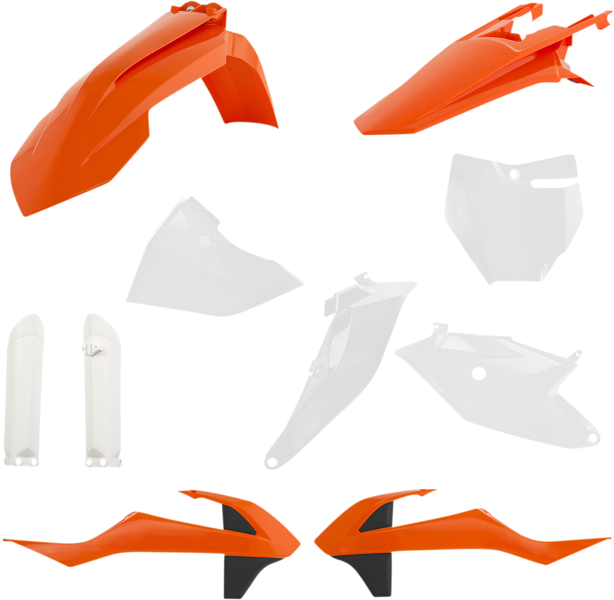ACERBIS Full Body Kit - '21 OEM Orange/White/Black / KTM | Gas Gas / SX/MC '18-'24 1403-3369