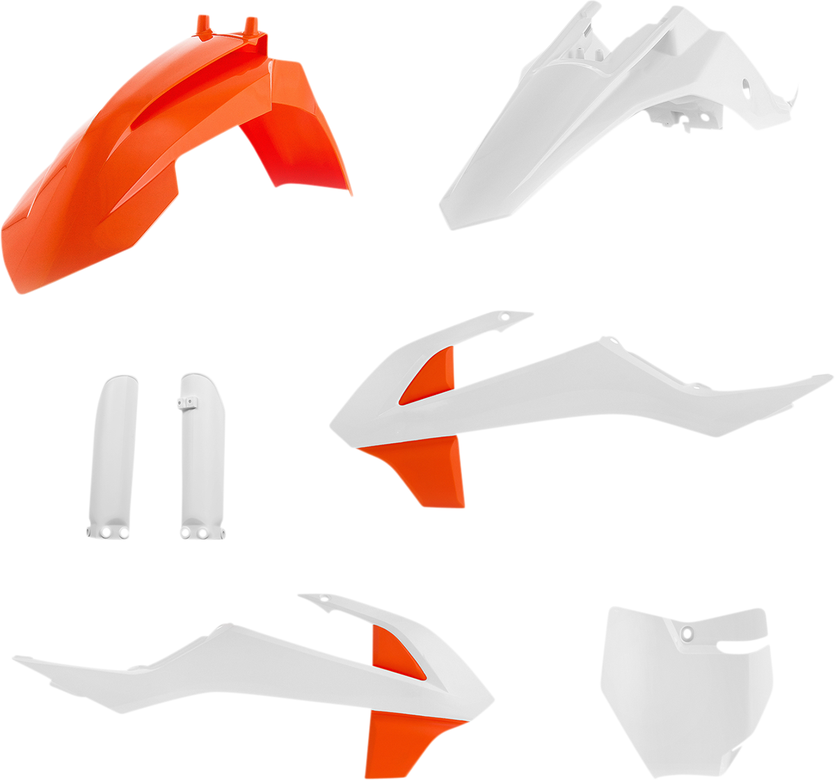 ACERBIS Full Body Kit - '21 OEM Orange/White / KTM | Gas Gas / SX/MC '19-'23 1403-3368
