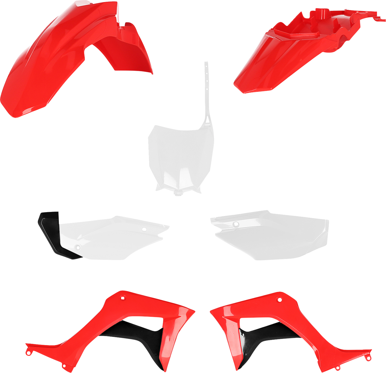 ACERBIS Full Body Kit - '22-'26 Red/White/Black / Honda / CRF '19-'26 1403-4588