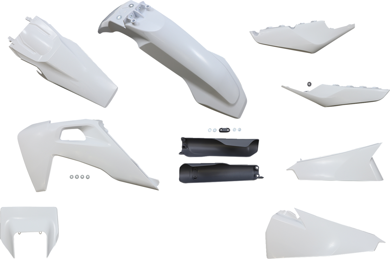 ACERBIS Full Body Kit - '22 OEM White/Gray / Husqvarna / TE/FE '20-'23 1403-3586