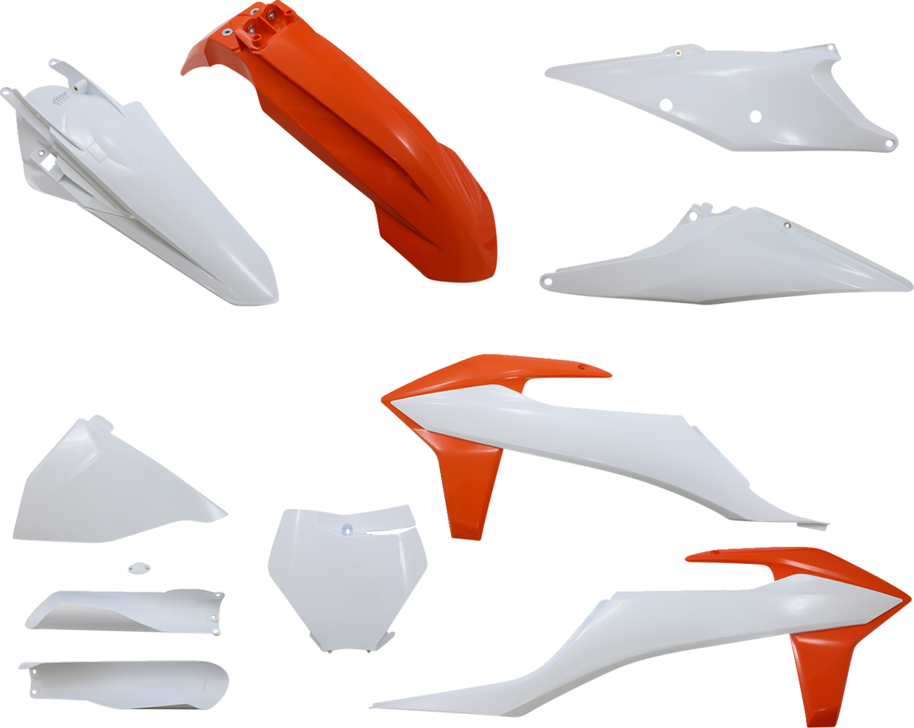 ACERBIS Full Body Kit - '22 OEM White/Orange / KTM / SX/XC '19 -'22 1403-3577