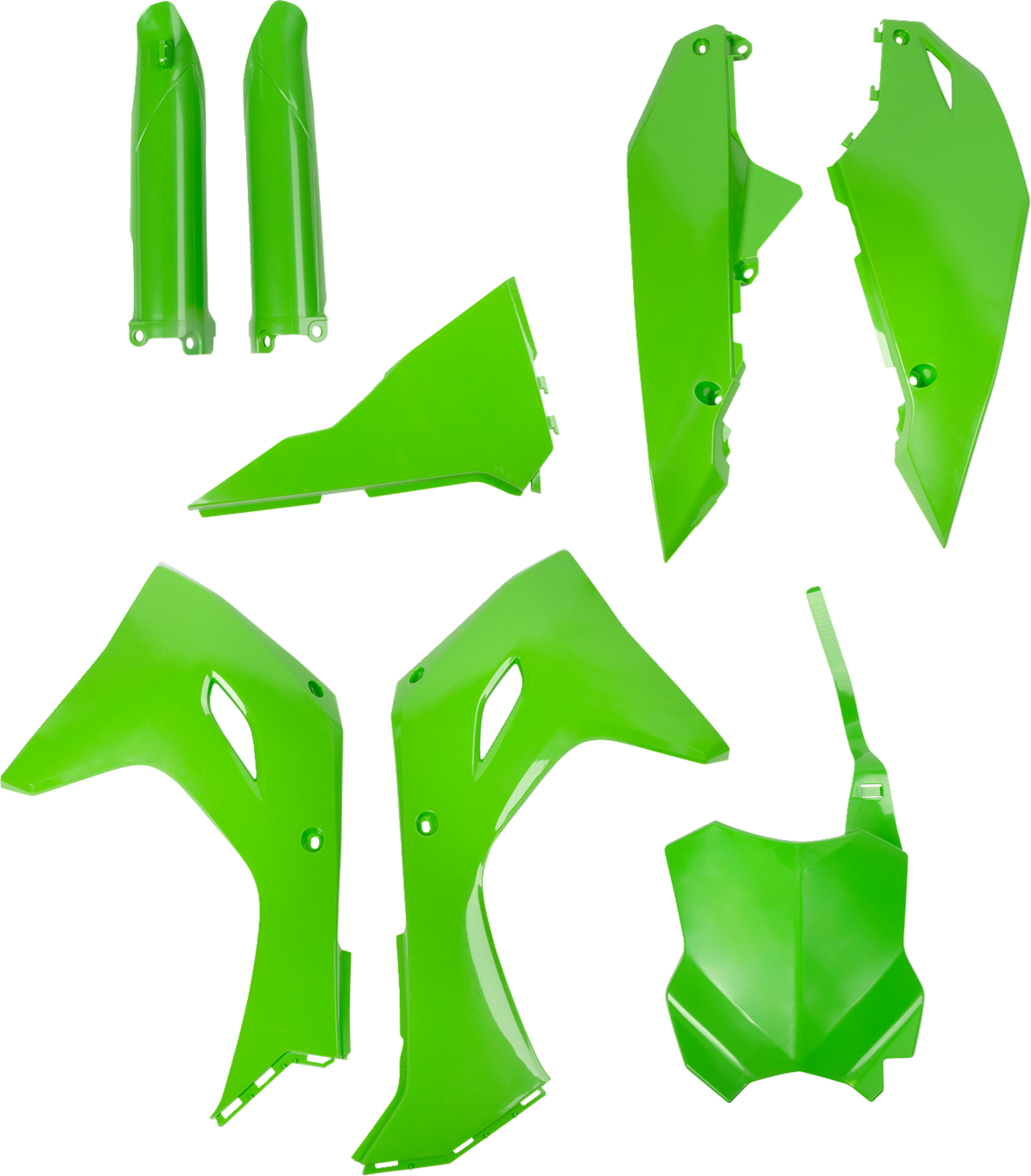 ACERBIS Full Body Kit - '24 OEM Green / Kawasaki / KX '24-'25 1403-4043