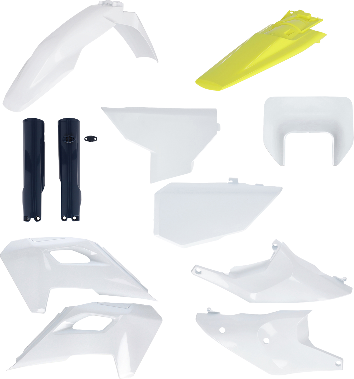 ACERBIS Full Body Kit - '24 OEM White/Black/Yellow / Husqvarna / FE/TE '24/25 1403-4420