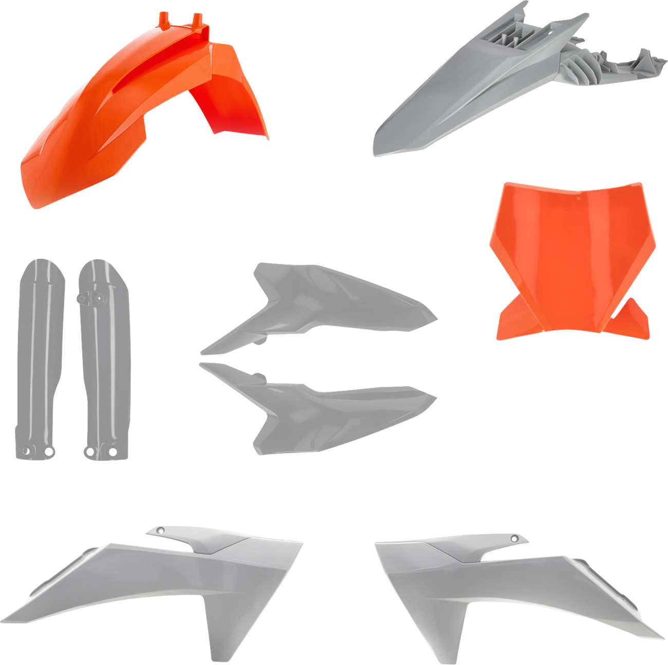 ACERBIS Full Body Kit - '25 OEM Orange/Gray / KTM / SX '24-'25 1403-4473