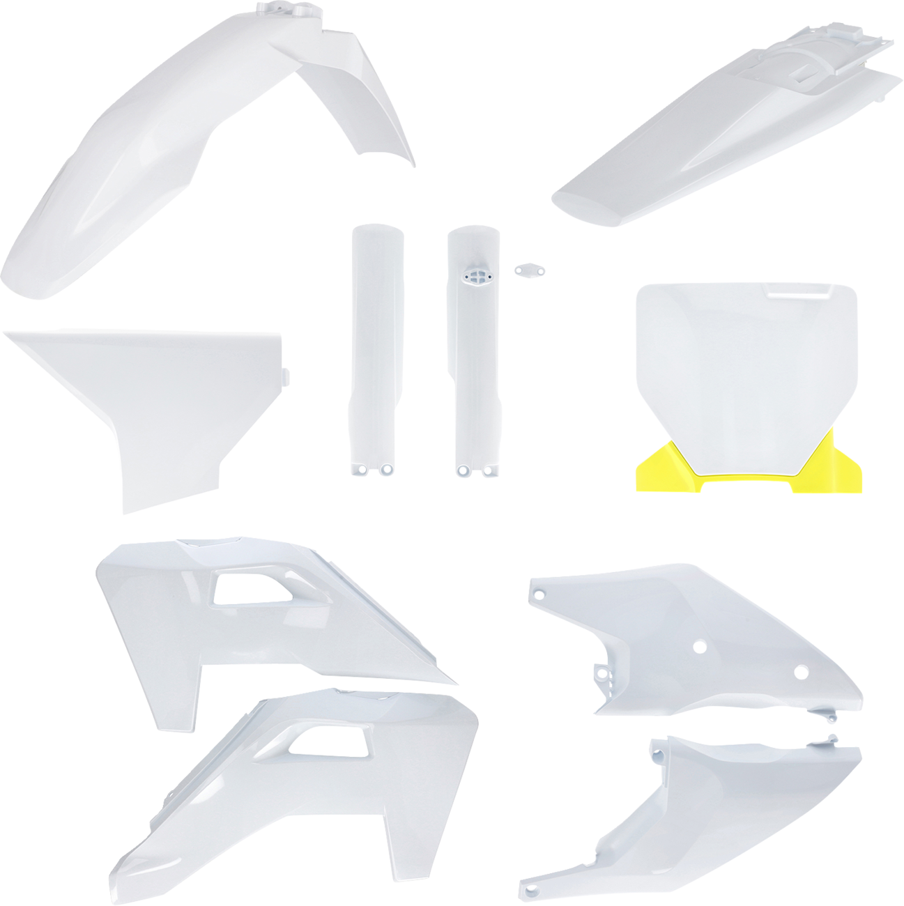 ACERBIS Full Body Kit - '25 OEM White/Yellow / Husqvarna / FC/FX/TC/TX '25 1403-4418