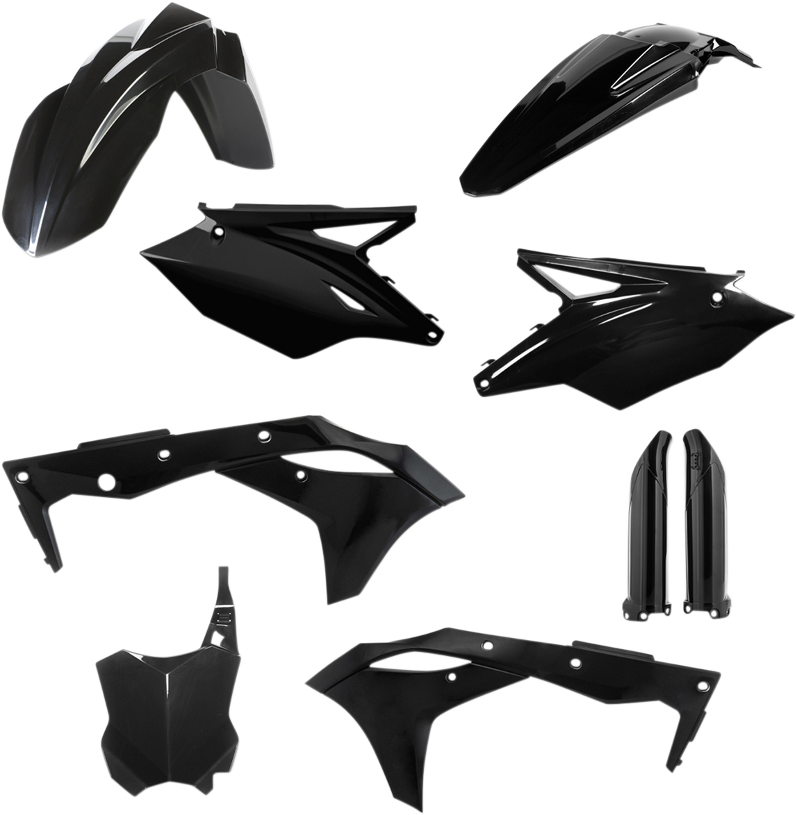 ACERBIS Full Body Kit - Black / Kawasaki / KX '18-'20 1403-2480