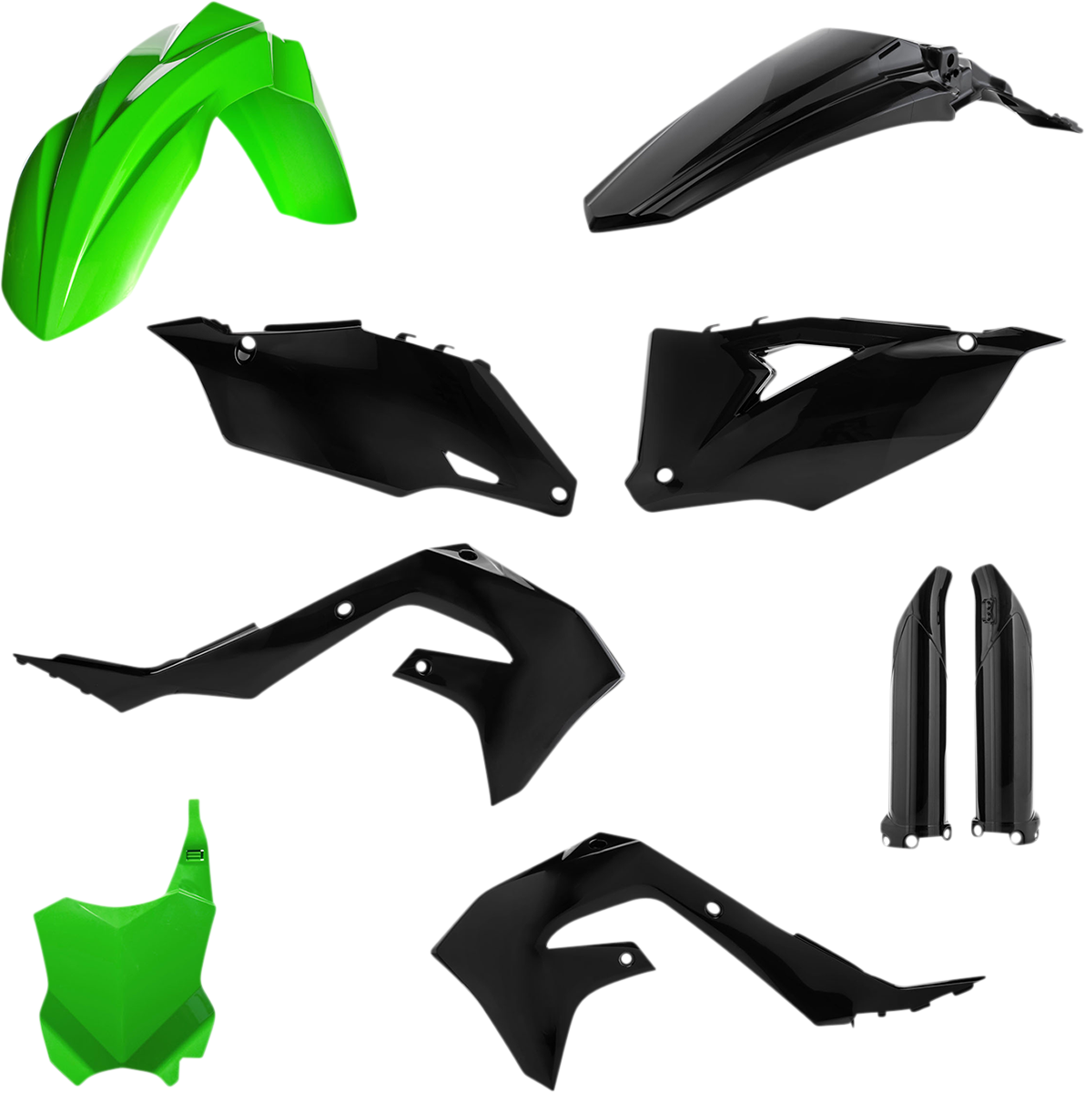 ACERBIS Full Body Kit - Green/Black / Kawasaki / KX '19-'24 1403-3362
