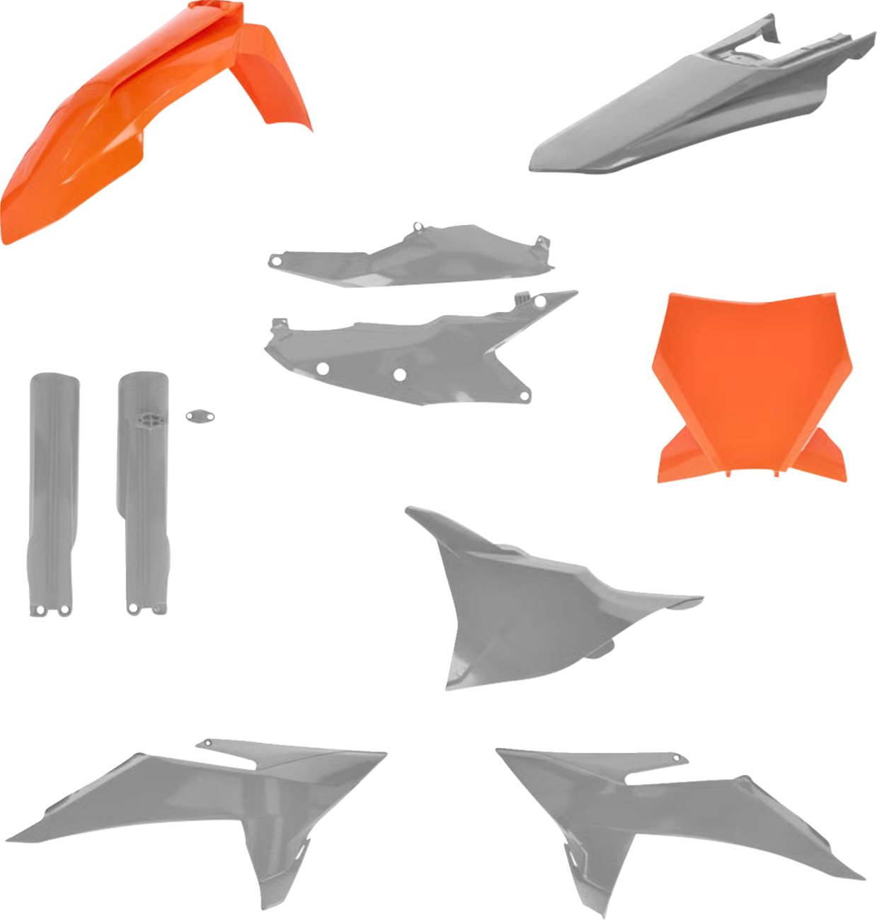 ACERBIS Full Body Kit - Orange/Gray / KTM / SX/XC '25 1403-4436