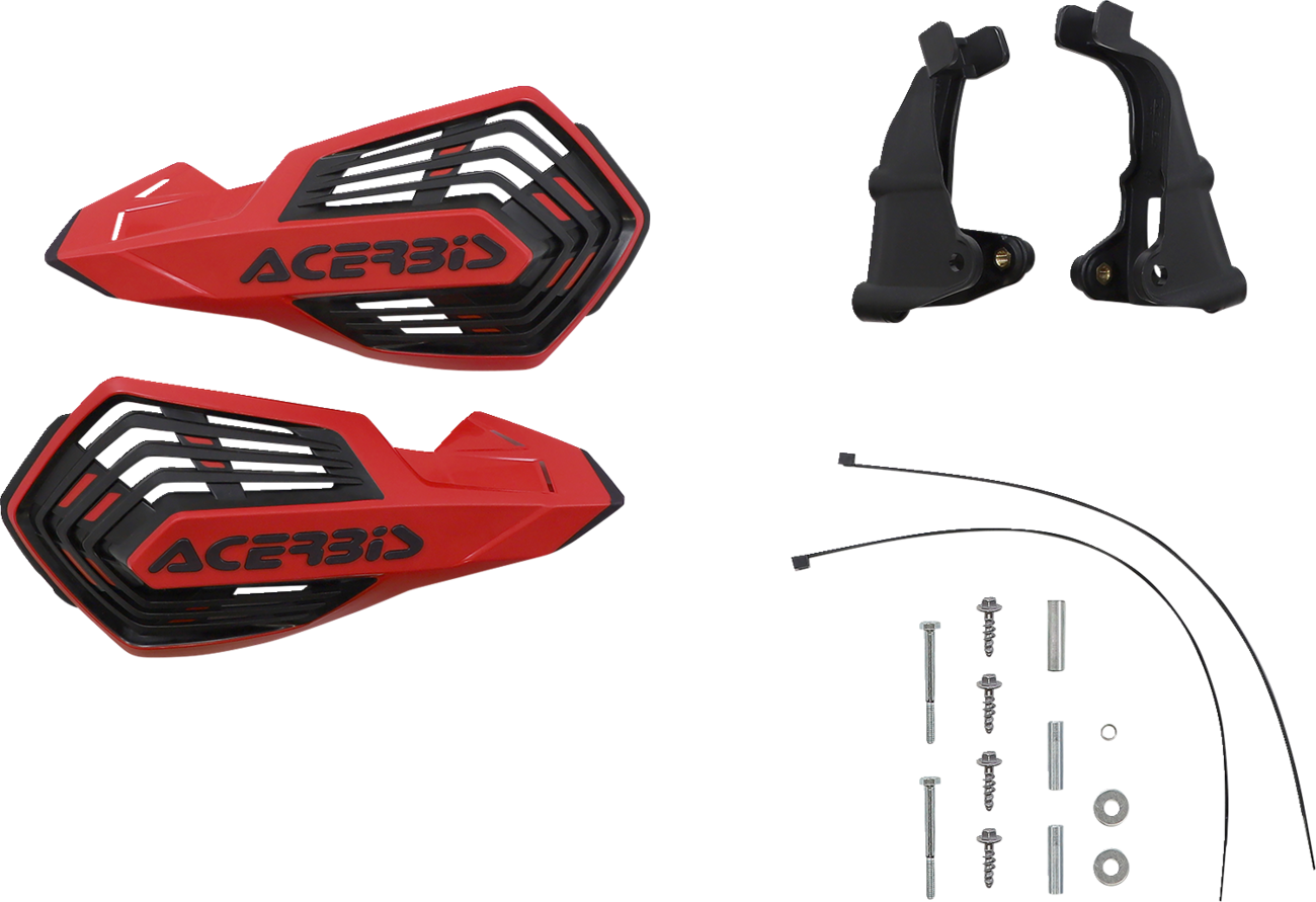 ACERBIS K-Future Handguards - Red/Black 0635-2054