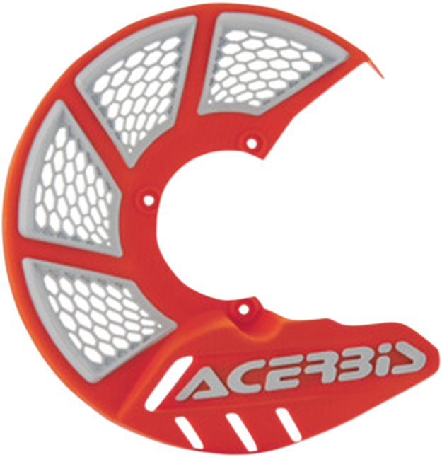ACERBIS X-Brake Disc Cover - '16 OEM Orange/White 0520-1556