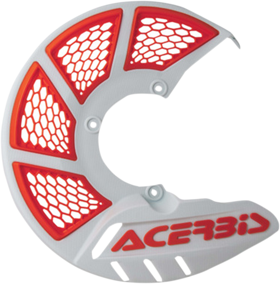 ACERBIS X-Brake Disc Cover - White/ '16 Orange 0520-1550
