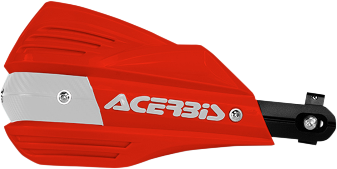 ACERBIS X-Factor Handguards - Red/White 0635-1249