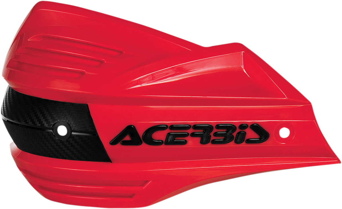ACERBIS X-Factor Replacement Handshields - Red 0635-1157