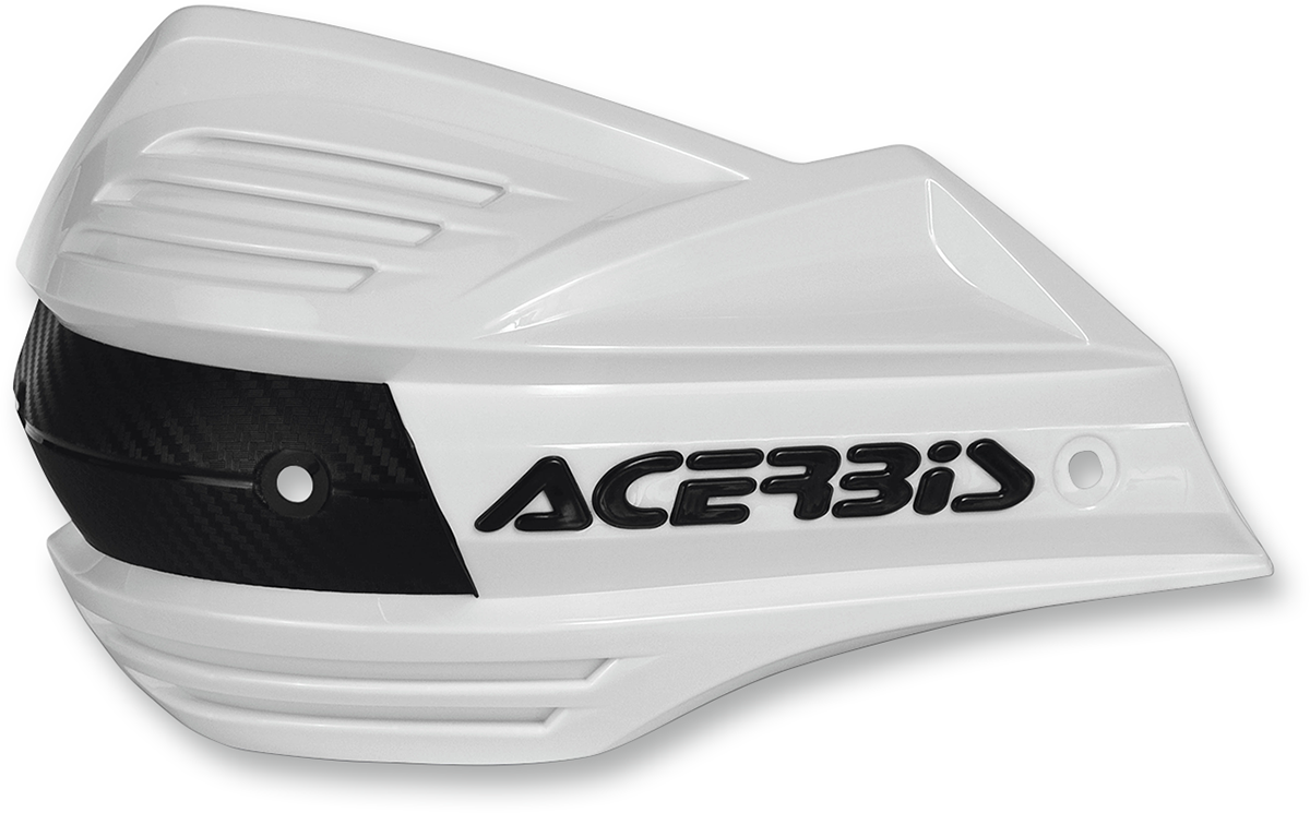 ACERBIS X-Factor Replacement Handshields - White 0635-1150