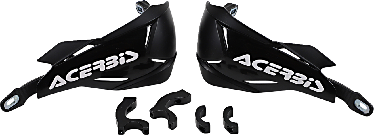 ACERBIS X-Factory Handguards - Black/Black 0635-1697